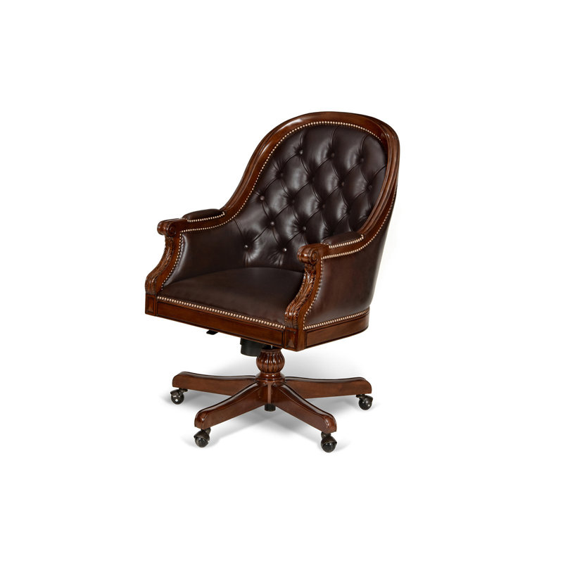 English Classics Genuine Leather Executive Chair